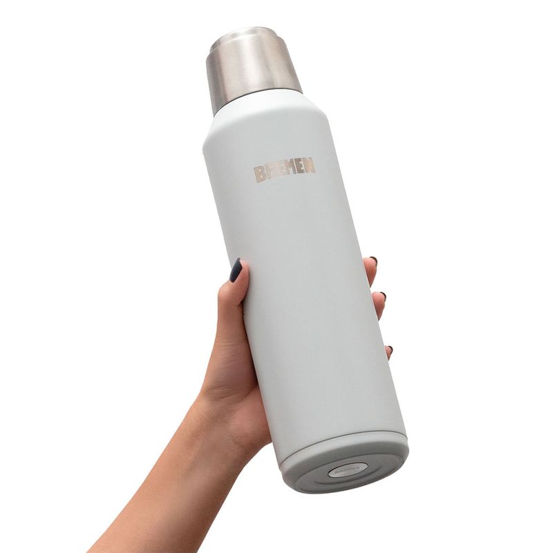 Termo 1l Ac.inox. Tapa Magnética Gris BREMEN®