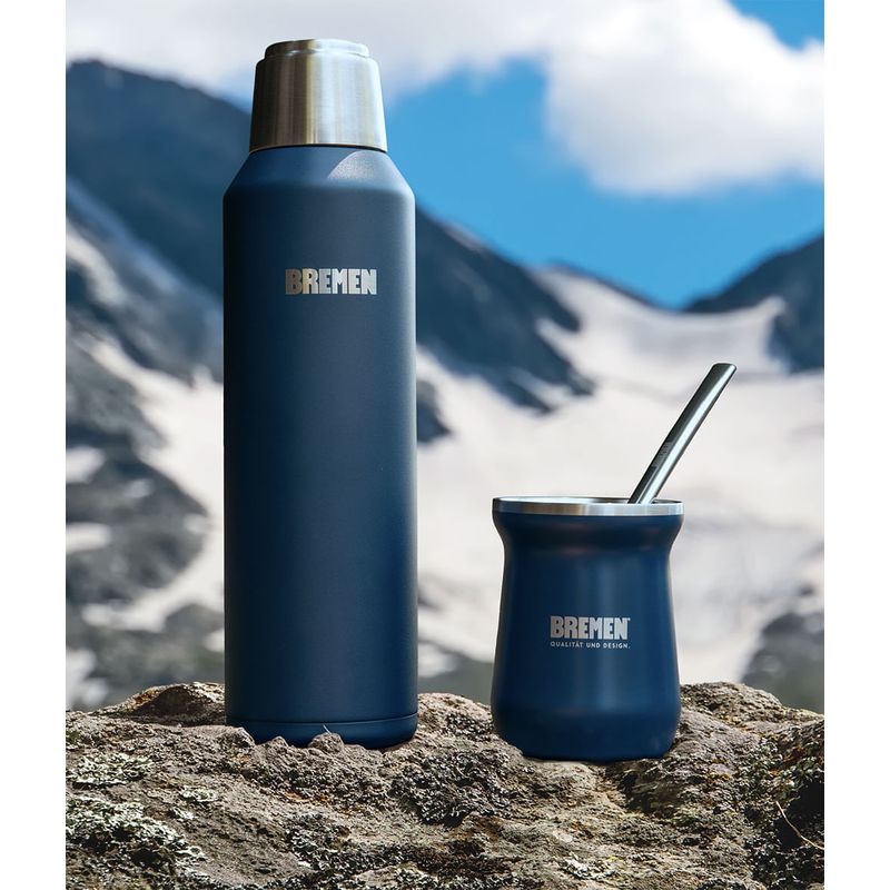 Termo 1l Ac.inox. Tapa Magnética Gris BREMEN®