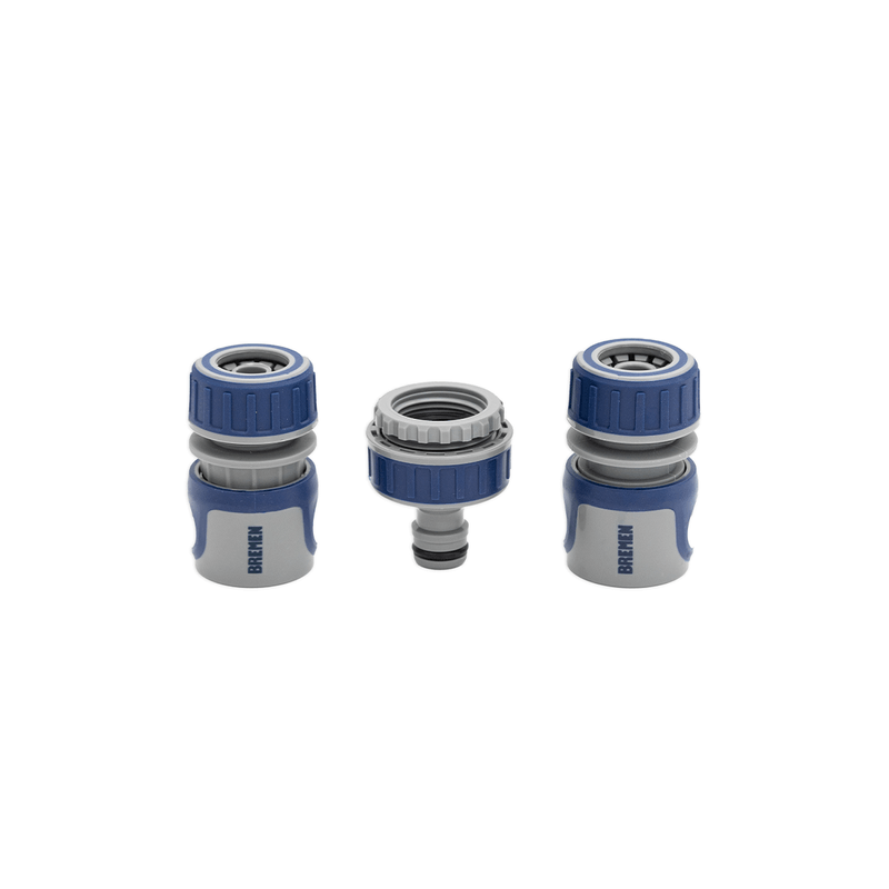 JARD. CONECTORES RAPIDOS PARA MANGUERAS DE 1/2″ EN KIT BREMEN®