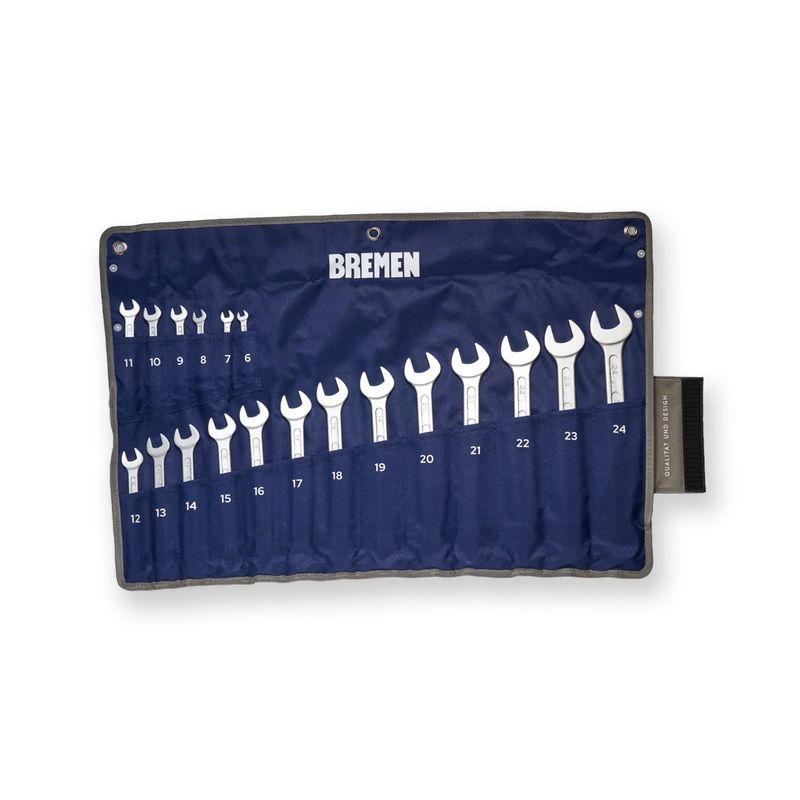Llaves Combinadas en Jgo c/Estuche (6-24mm) [19 Llaves] BREMEN®
